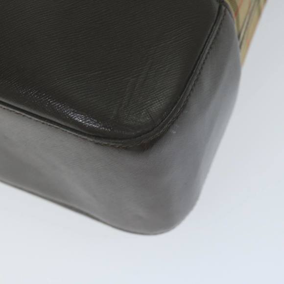 BURBERRY Nova Check Tote Bag Canvas Beige Auth 66489 - Picture 15 of 16